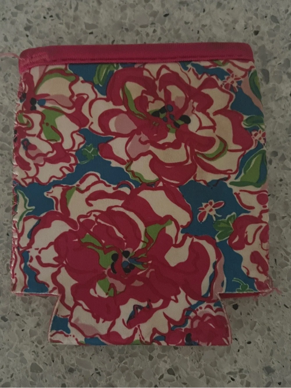 Lilly Pulitzer Floral Koozie